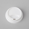 80 mm ps tasse de café couvercle en papier noir couvercle en plastique jetable