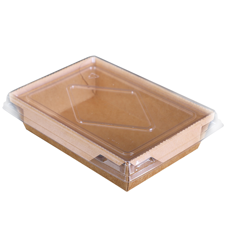 Couvercles en PET - Boîtes à salade rectangulaires