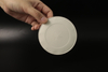 Couvercle de tasse de papier blanc recyclable personnalisé avec paling