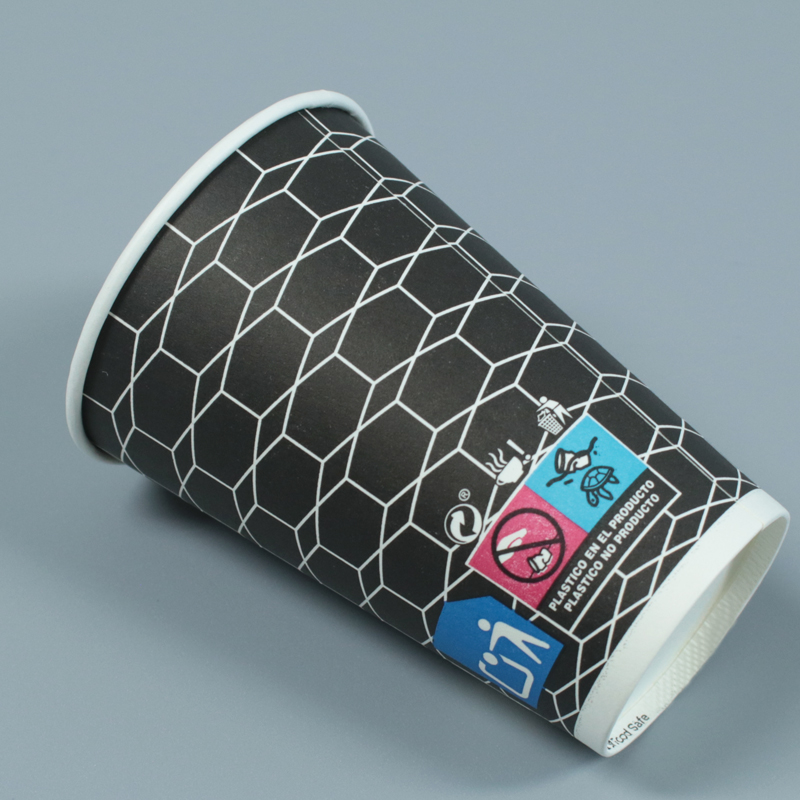 Custres en papier jetables sur mesure Single Double Mury pour les boissons fraîches au café chaud avec personnalisation