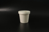 Couvercle de tasse de papier blanc recyclable personnalisé avec paling