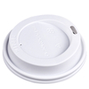 80 mm ps tasse de café couvercle en papier noir couvercle en plastique jetable