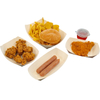 # 300 3 lb.Burger Hot Dog Food Pulp Paper Board Boat Plateau